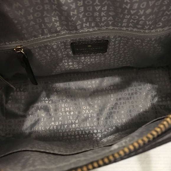 Kate Spade Riverside Street Exotic Satchel Gray Croc-Embossed Women's Bag - Picture 6 of 9